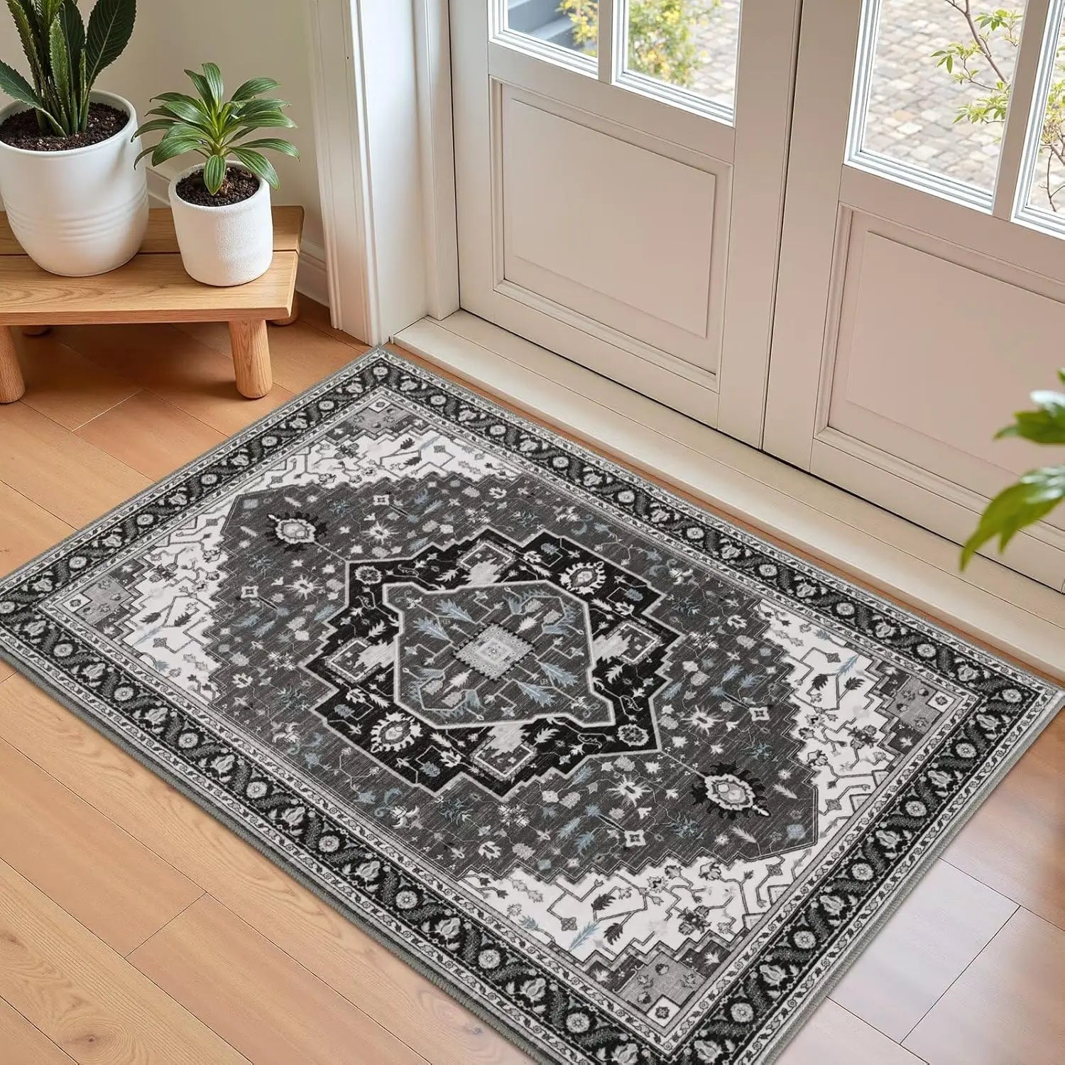 Navak Carpet Crystal velvet carpet Bright Pink Area Rug for Living Room, Machine Washable Rugs with Non-Slip Backing for Girls Bedroom, Cu