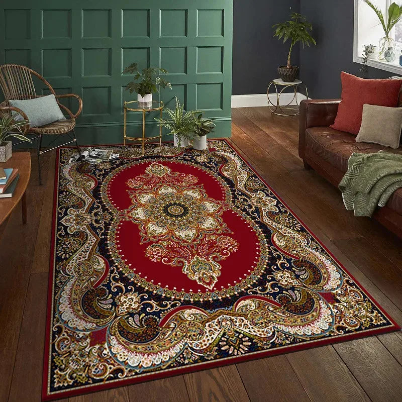 Navak Carpet Exclusive Picks American Persian Living Room Carpet Crystal Velvet 40*60CM Hotel Home Bedroom Carpeted Exotic Nationalities Windswept Rug