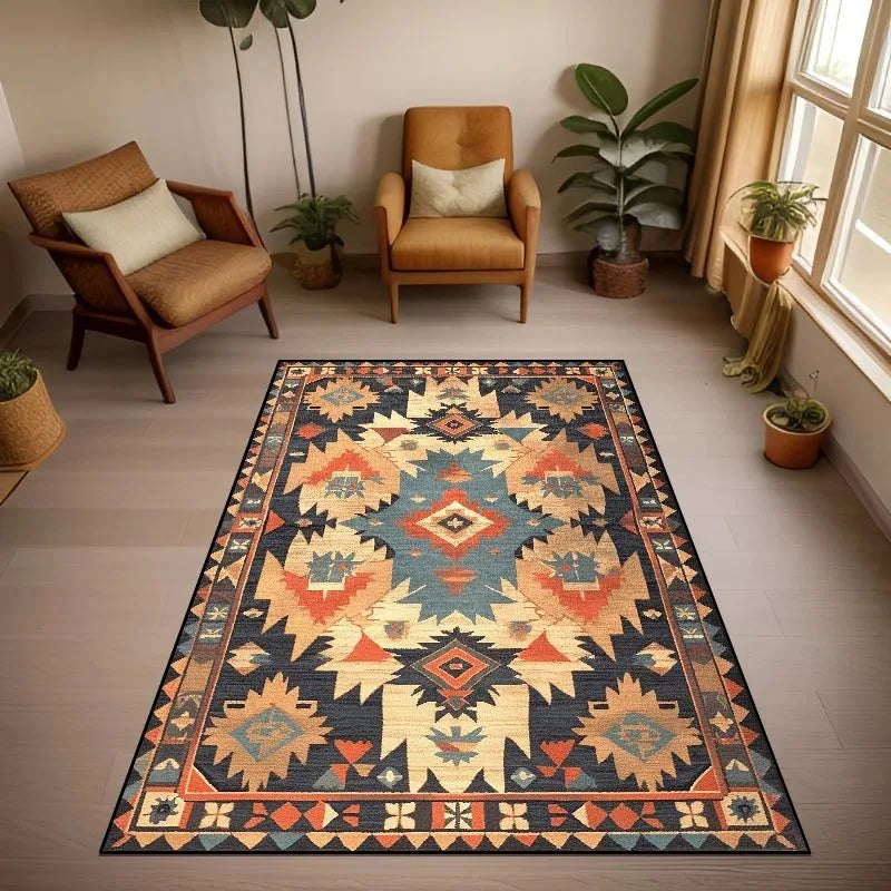 Navak Carpet Bohemian-Style Large Rug for Persian Living Room Lounge and Washable Bedroom Cloakroom Decor