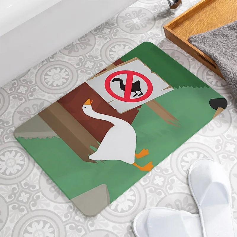 Navak Carpet Hippity Hoppity Get Off My Property Retro Welcome Rugs Kitchen Front Door Mats Living Room Bedroom Entry Doormat Non-slip Mat