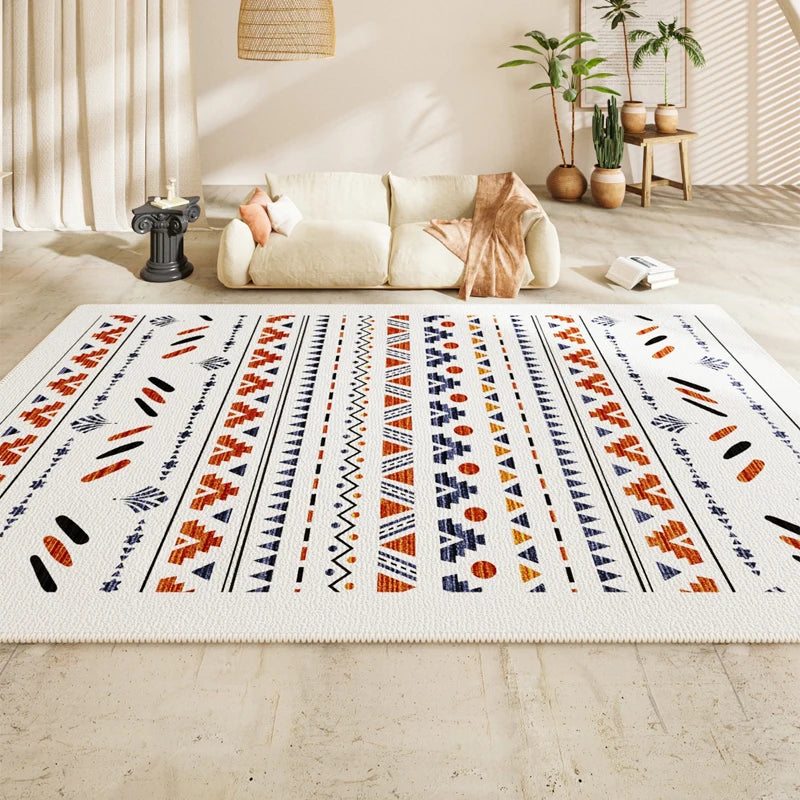 Navak Carpet Persian Living Room Large Area Carpet Bedroom Bedside Sofa Coffee Table Non Slip Carpets 2025 New Retro High End Waterproof Rug