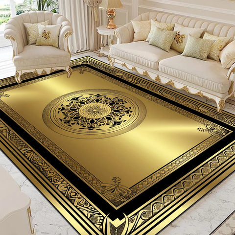 Navak Carpet Luxury Style Living Room Large Area Rug Home Room Decor Floor Mats Lounge Sofa Coffee Non-slip Carpet Bedroom Cloakroom Washable