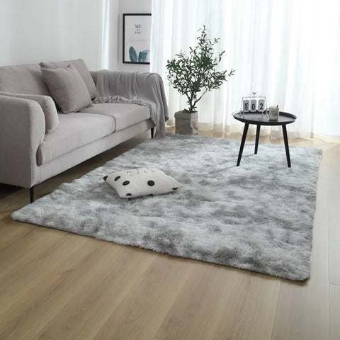 Navak Carpet Gray Bedroom Living Room Home Carpet Nordic Fluffy Plush Children's Room Decor Non Slip Mats Lounge Porch Table Coffee Large Rug