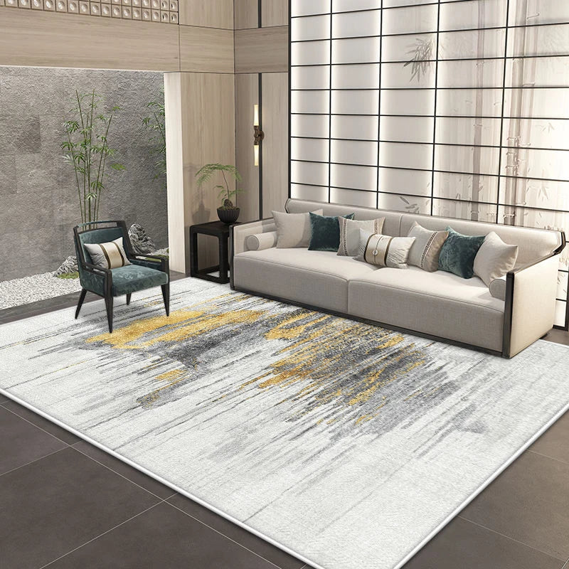 Navak Carpet Abstract Simple Style Antiskid Living Room Rugs Big Size Soft Room Decor Bedroom Carpet Easy Cleaning Coffee Tables Mat Washable