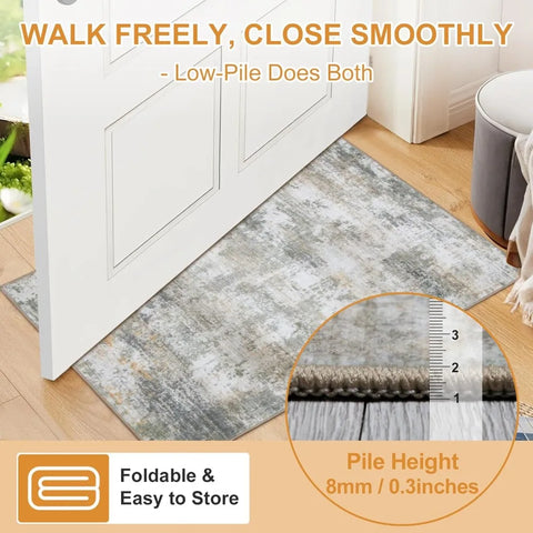Navak Carpet Large 6x9 Bohemian Style Area Rugs with Non-Slip Backing, Ideal for Living Spaces and Bedrooms, Machine Washable Floral Vintage