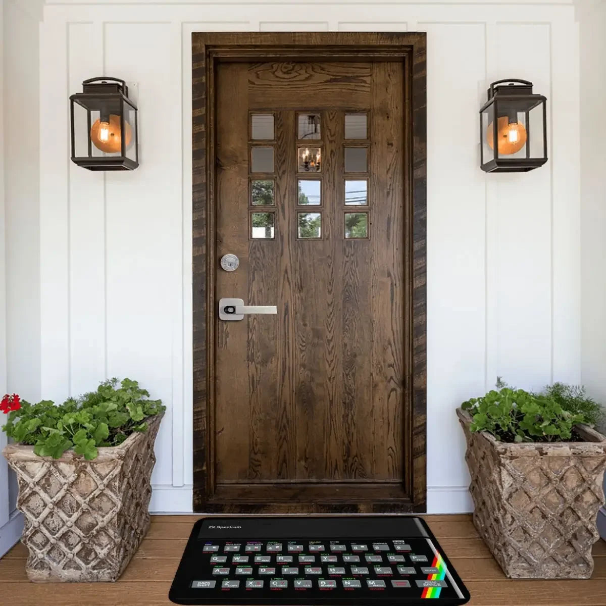 Navak Carpet ZX Spectrum Doormat Rug Carpet Mat Footpad Polyester Non-slip Antiwear Front Room Corridor Kitchen Bedroom Balcony Toilet