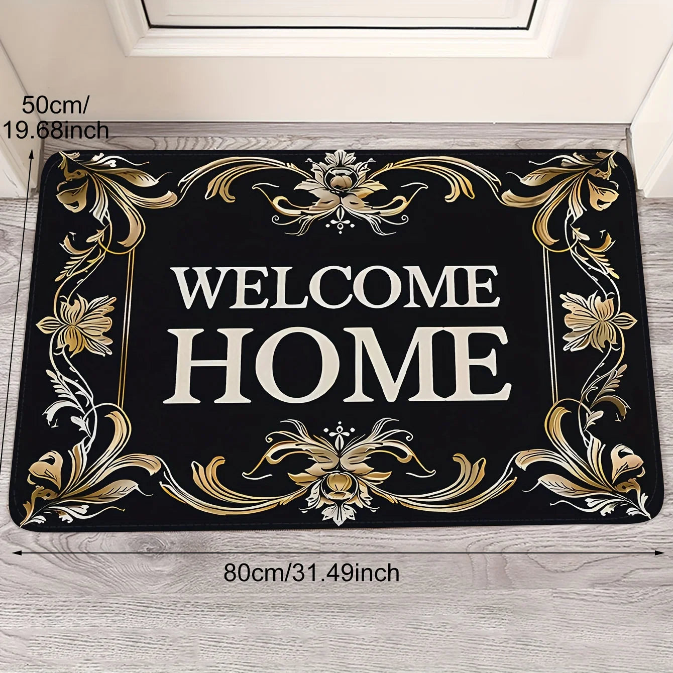 Navak Carpet Welcome Home Doormat Durable Non Slip Entrance Rug Perfect for Indoor Outdoor Use Adds Unique Charm to Your Doorway