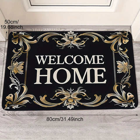 Navak Carpet Welcome Home Doormat Durable Non Slip Entrance Rug Perfect for Indoor Outdoor Use Adds Unique Charm to Your Doorway