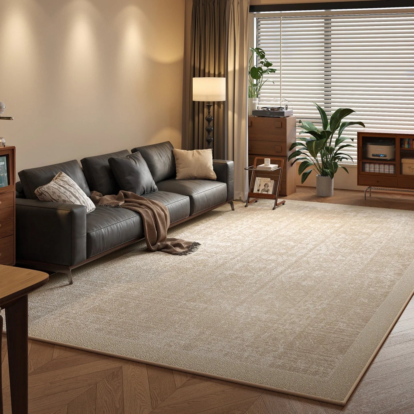 Navak Carpet Large Area Carpet For Living Room Rug Bedside Bedroom Floor Mat Loop Pile TPR Non-Slip Waterproof Rugs 카페트 거실 대형 Alfombra Salón