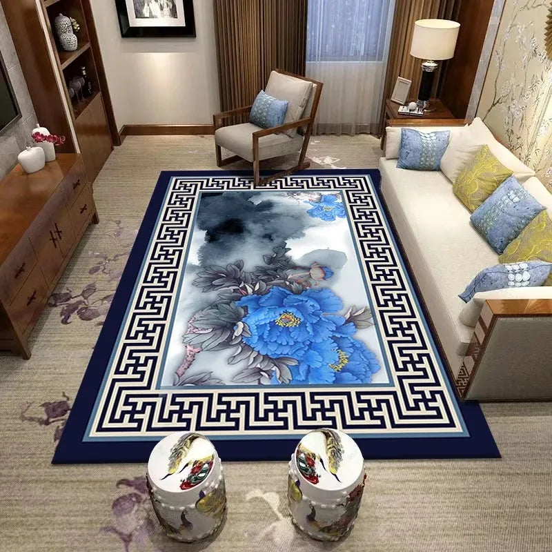 Navak Carpet Large Size New Chinese Rug, Floral Bird and Creative Pattern Living Room Mat, Home Decor Carpet, Diverse Scene Floor Cover