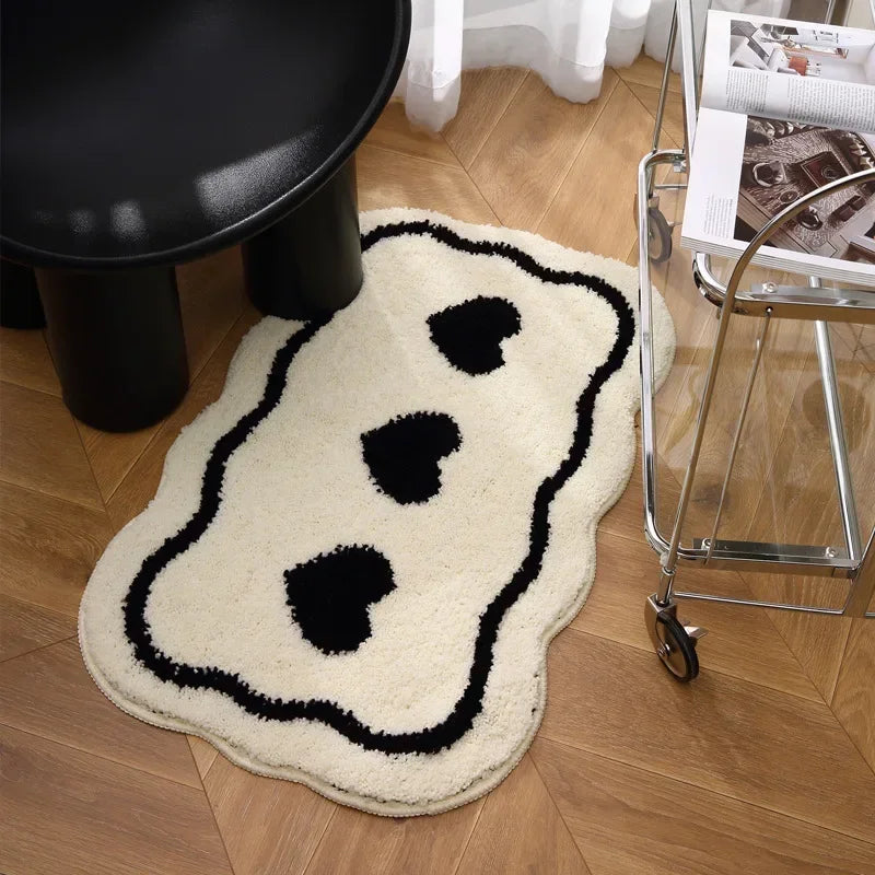Navak Carpet Exclusive Picks Upgraded Material Sexy Red Lips Bathroom Carpet Bathroom Non-slip Mats Bedroom Living Room Kitchen Decorative Rug