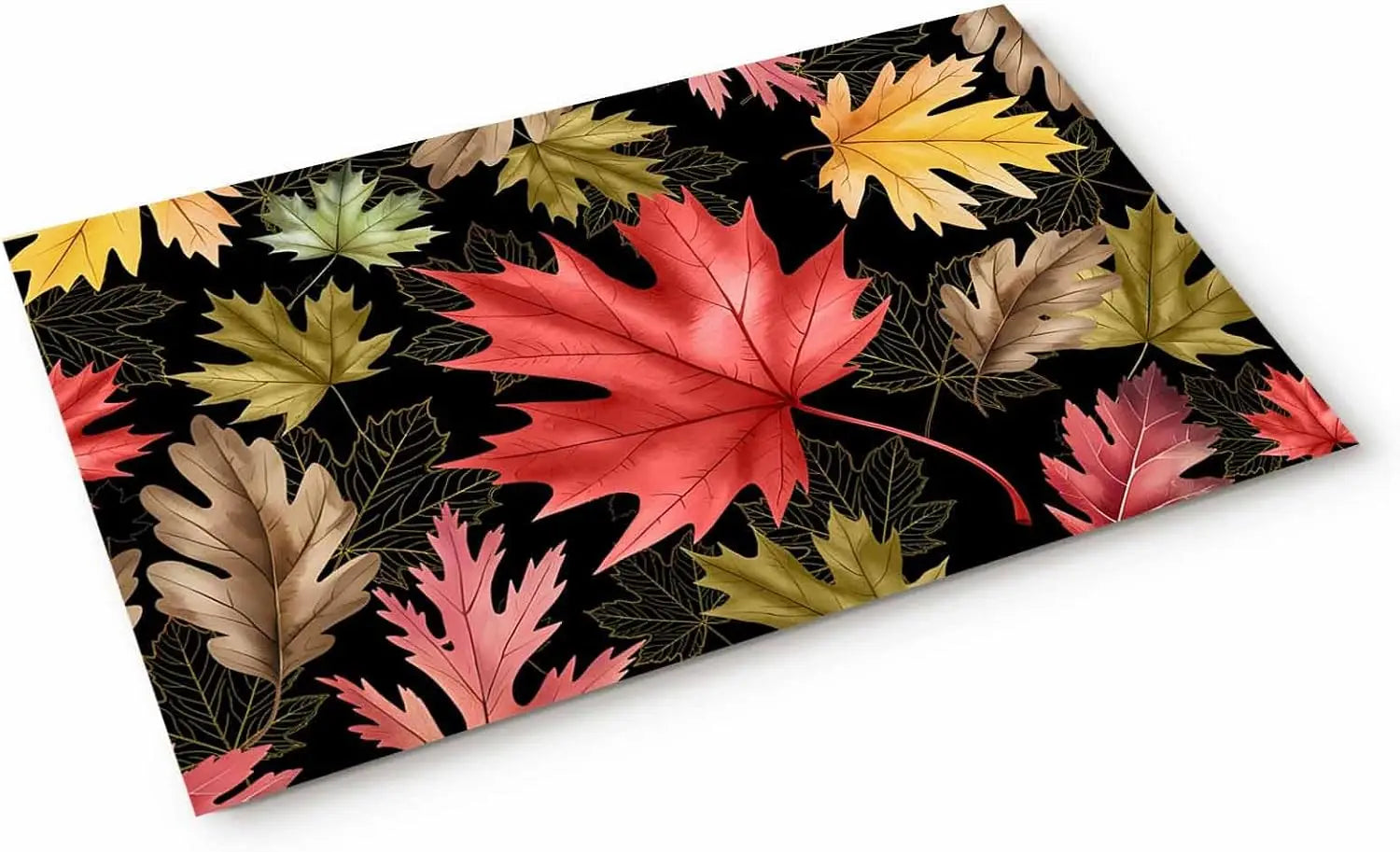 Navak Carpet Fall Maple Leaves Welcome Entrance Doormat Home Decor Kitchen Corridor Balcony Rugs Front Door Mat Bath Non-Slip Floor Mat