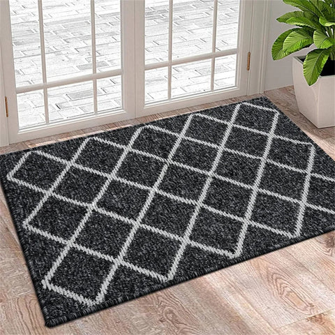 Navak Carpet Olanly Door Mat Dirt Resistant Entrance Foot Mat Outdoor Soft Kitchen Rug Non-Slip Floor Carpet Absorbent House Welcome Doormat