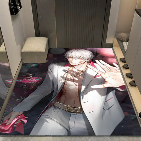 Navak Carpet Cartoon Anime Carpets for Living Room Bedroom Bedside Soft Area Rug Anti-slip Large Size Balcony Floor Mat Indoor Decoration
