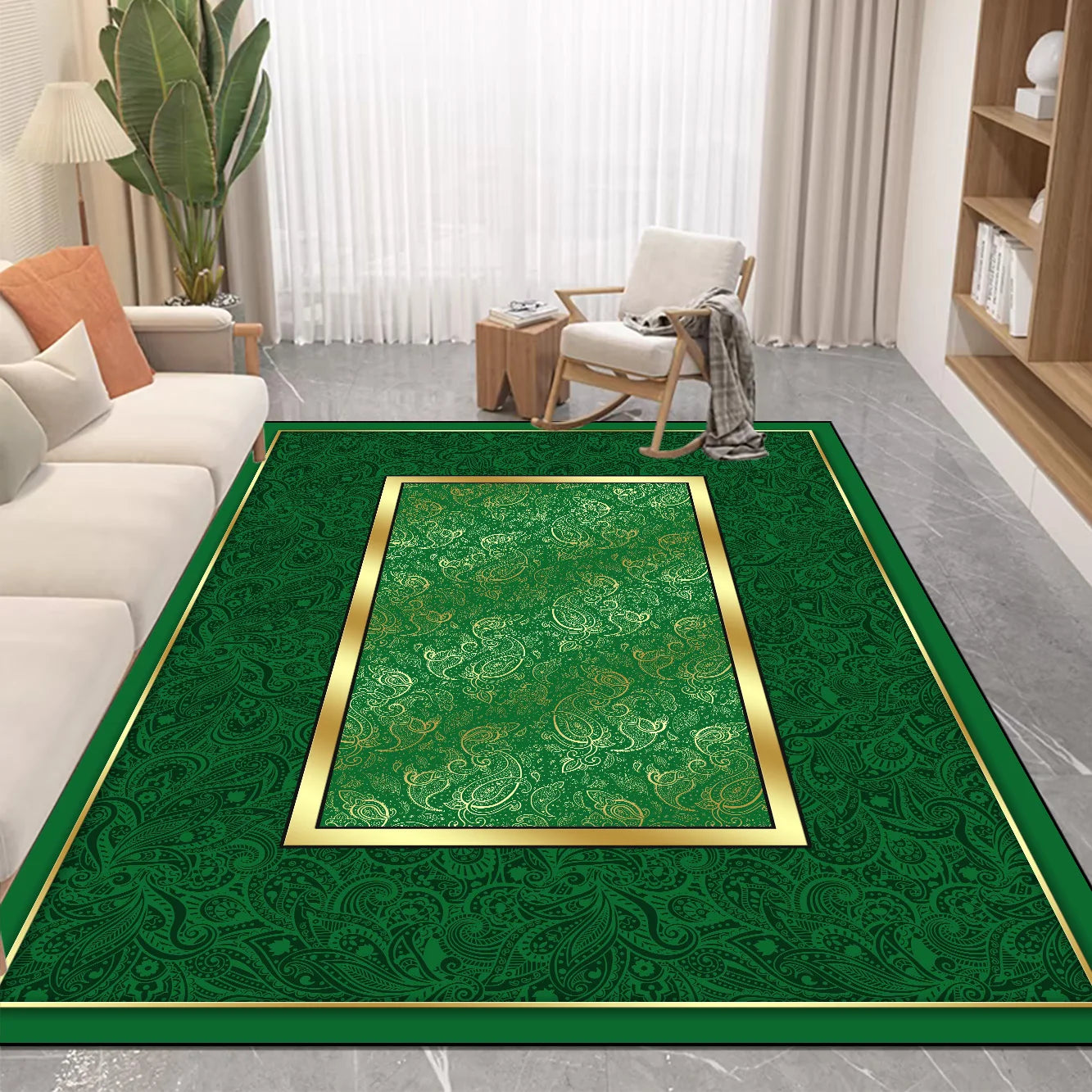 Navak Carpet Nordic Luxury Style Carpet in The Living Room Easy Clean Absorbent Soft Mat Antiskid Lounge Decor Rugs Big Size Room Floor Mats