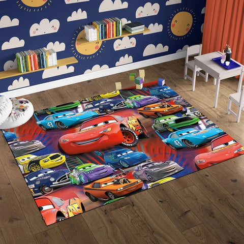 Navak Carpet Daily Picks Motorway Road Car Floor Carpet McQueen Cartoon Car Rug for Kids Room Decor Minimalist Nursery Child Play Mat Gift Ideas
