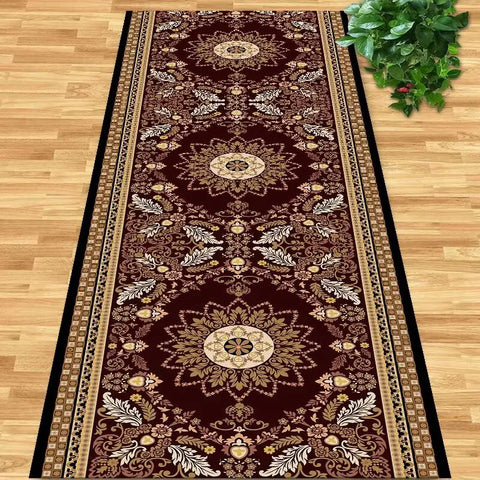 Navak Carpet Persian Retro Runners Carpet Villa Hall Corridor Rugs Apartment Passageway Non-slip Rug Hotel Stairs Decoration Floor Mat Custom