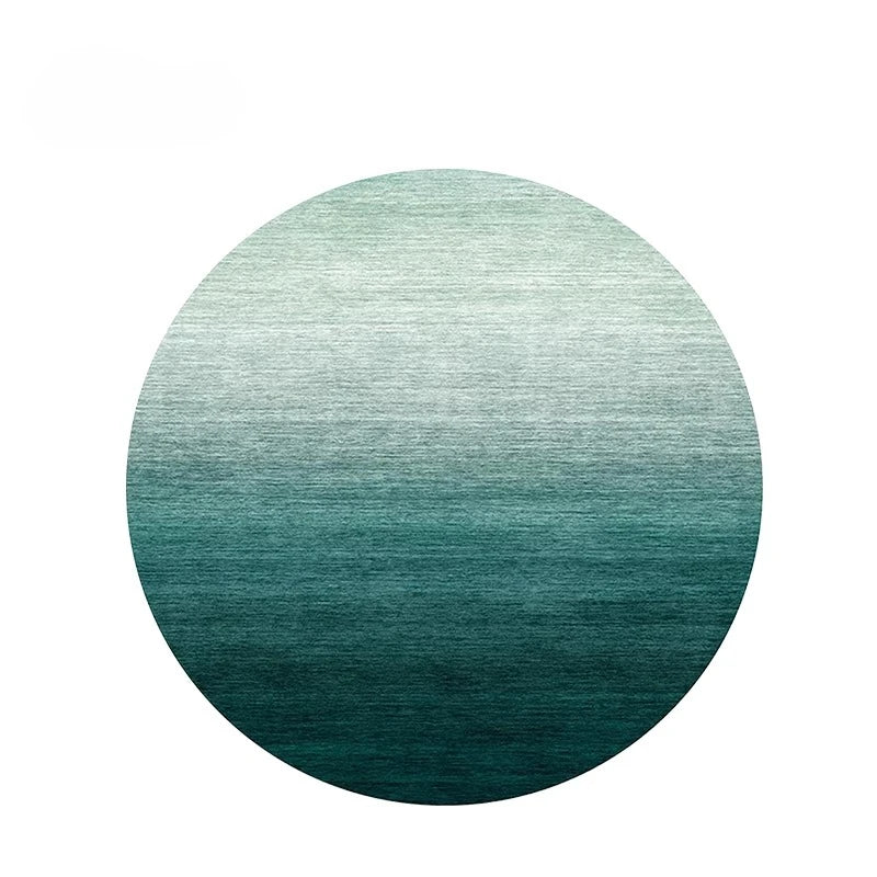 Navak Carpet Modern Minimalist Carpets for Living Room Light Luxury Bedroom Decor Green Carpet Round Lounge Mat Home Fluffy Soft Plush Rug