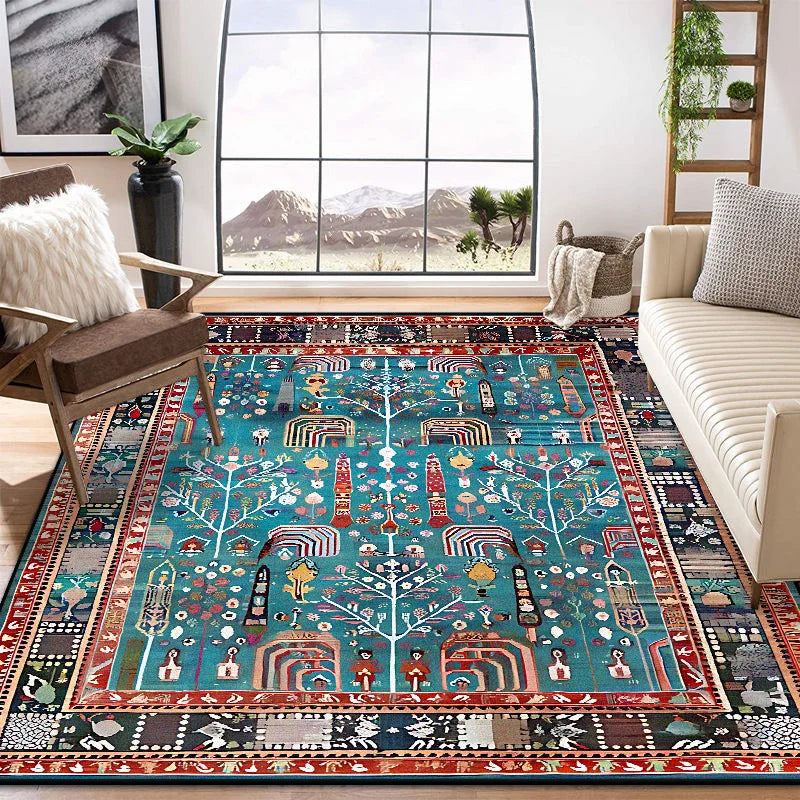 Navak Carpet Fluffy Short Large Area Living Room Rugs Persian Retro Decoration Home Bedroom Carpet 200x300 Lounge Bedside Non-slip Floor Mats