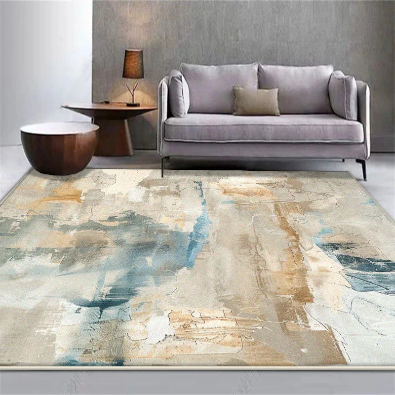 Navak Carpet Nordic Abstract Carpet for Living Room Luxury Easy Clean Home Decor Rug for Bedroom Washable Washroom Floor Mat Ковер Tapis 러그