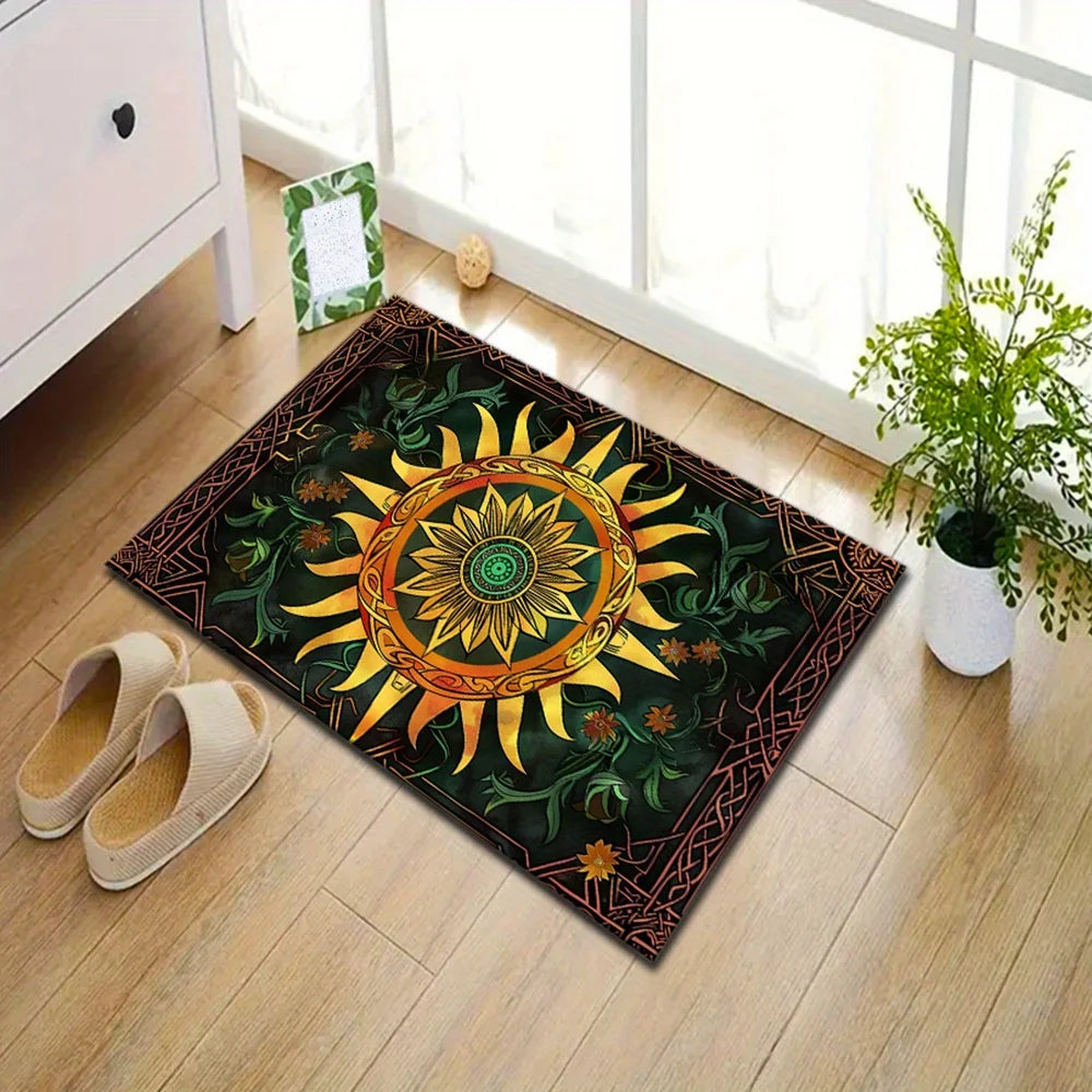 Navak Carpet Creative Carpet, Durable Door Mat Chair Mat Sofa Mat, Comfortable Printed Area Rug Appropriate for Hotel, Balcony, Hallway, Livi