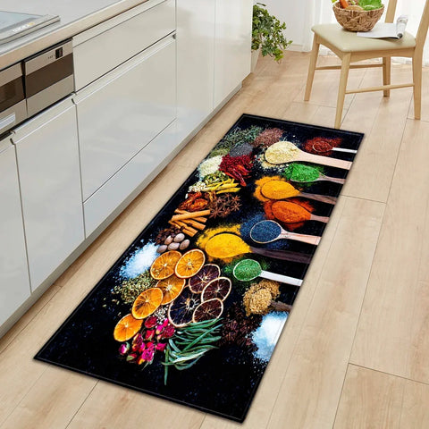 Navak Carpet Modern Kitchen Mat Home Entrance Doormat Hallway Bedroom Living Room Decoration Floor Carpet Balcony Bathroom Anti-Slip Long Rug