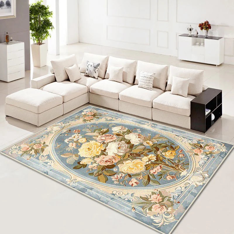 Navak Carpet Luxury Living Room Carpet Nordic Style Retro Decoration Home Sofa Area Large Rugs Bedroom Bedside Non-slip Soft Floor Mats Ковер