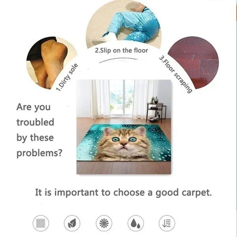 Navak Carpet Heart Leaf Rug Bedroom Housewarming Gift Home Decor Kitchen Soft Imitation Cashmere Carpet Washable Dorm Area Rug