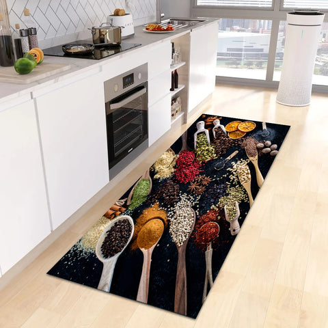 Navak Carpet Modern Kitchen Mat Home Entrance Doormat Hallway Bedroom Living Room Decoration Floor Carpet Balcony Bathroom Anti-Slip Long Rug