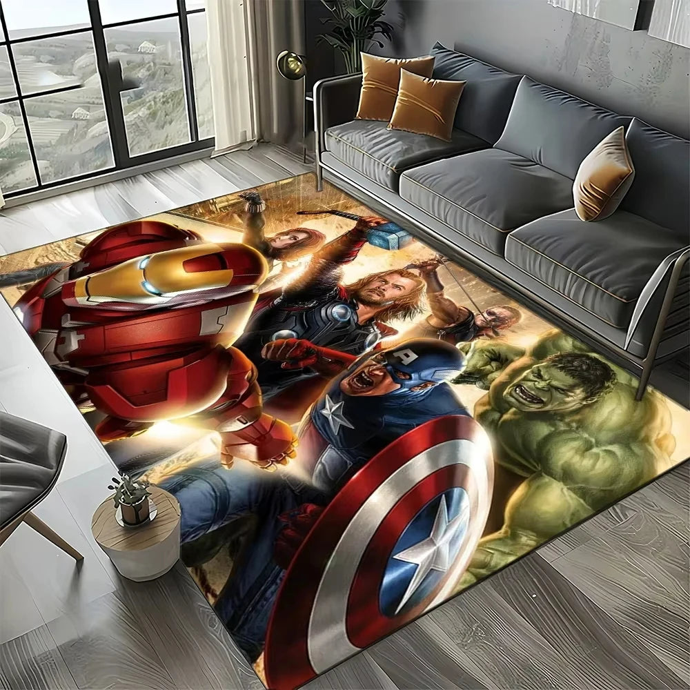 Navak Carpet Daily Picks 27 Style Cartoon Marvel SpiderMan Avengers Rug Carpet for Living Room Bedroom Home Decor Perfect Floor Mat for Any Space