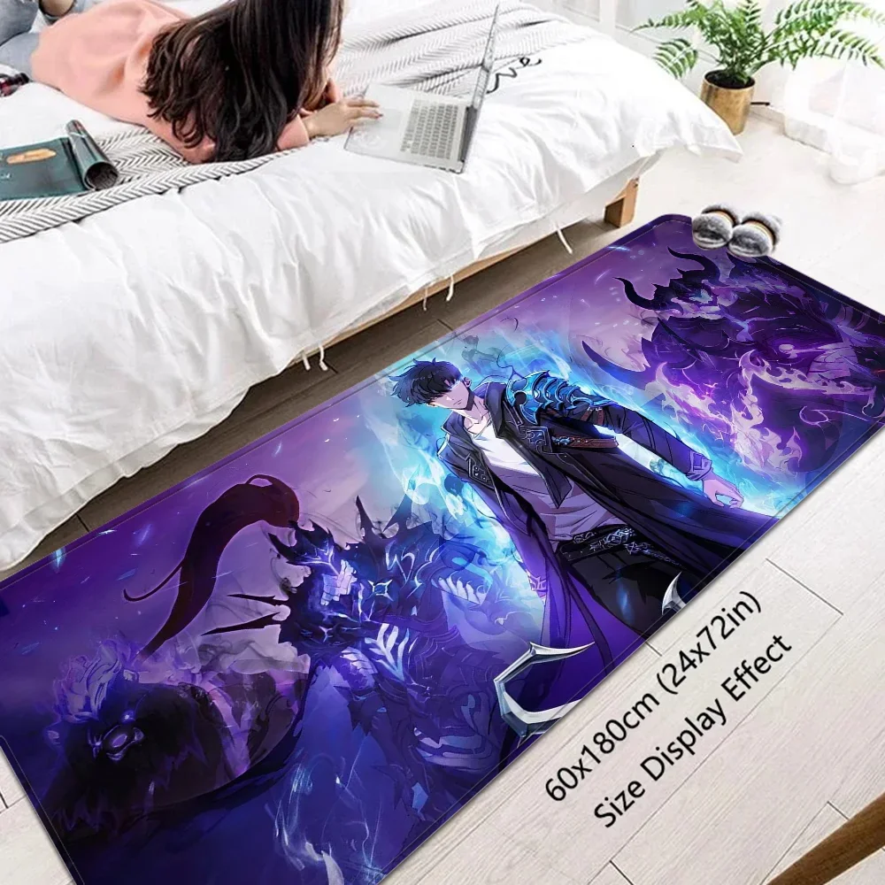 Navak Carpet Anime Solo L-leveling Gaming Entrance Door Mat Washable Non-Slip Living Room Sofa Chairs Area Mat Kitchen Welcome Doormat