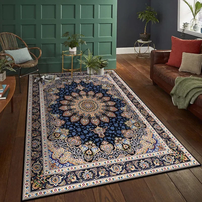 Navak Carpet Exclusive Picks American Persian Living Room Carpet Crystal Velvet 40*60CM Hotel Home Bedroom Carpeted Exotic Nationalities Windswept Rug