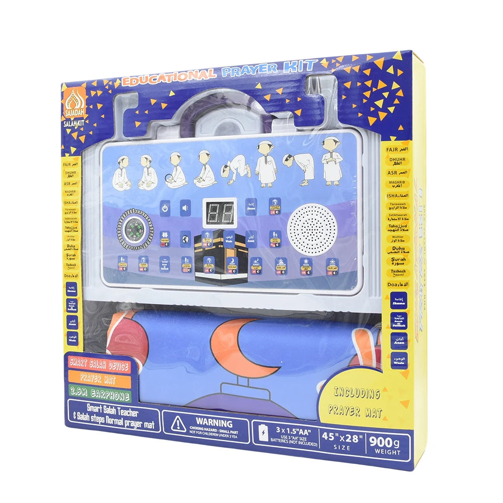 Navak Carpet InteractiveTalking Prayer Mat Educational Rug Salah Muslim Kids Gift Islam Electronic Worship Blanket Compass Islamic Carpet