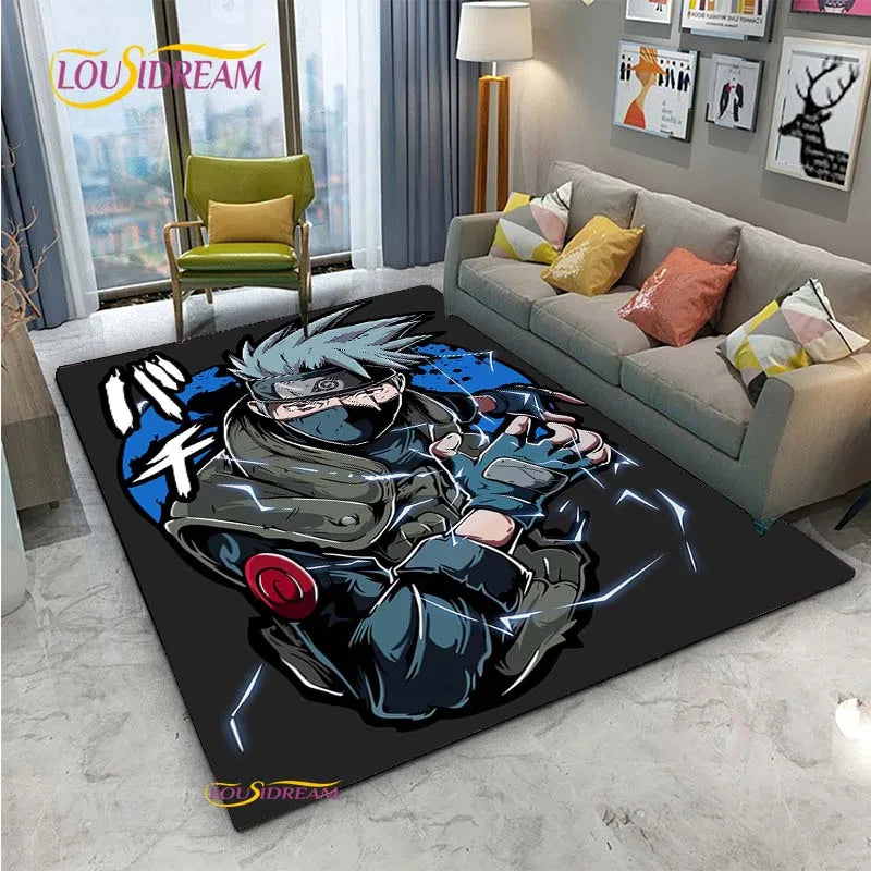 Navak Carpet Naruto Cartoon Anime Carpet for Living Room Bedroom Cute Rugs Kitchen Table Door Kids Un-slip Floor Mats Alfombra Birthday gift