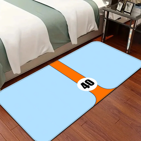 Navak Carpet G-Gulf Racing Car Room Mats er Anti-slip Modern Living Room Balcony Printed Welcome Rug