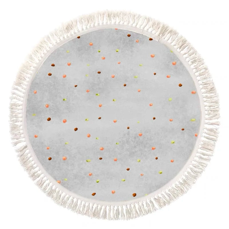Navak Carpet Exclusive Picks Summer Ins Floor Mats, Round French Bedroom Floor Mats, Children's Room Sofa, Coffee Table, Wardrobe Mat, Home Decoration