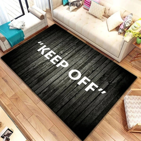 Navak Carpet KEEP OFF Carpet for Living Room Home Decoration Bedroom Bedside Flannel Floor Mat Large Area Rugs Anti-slip Balcony Foot Pad