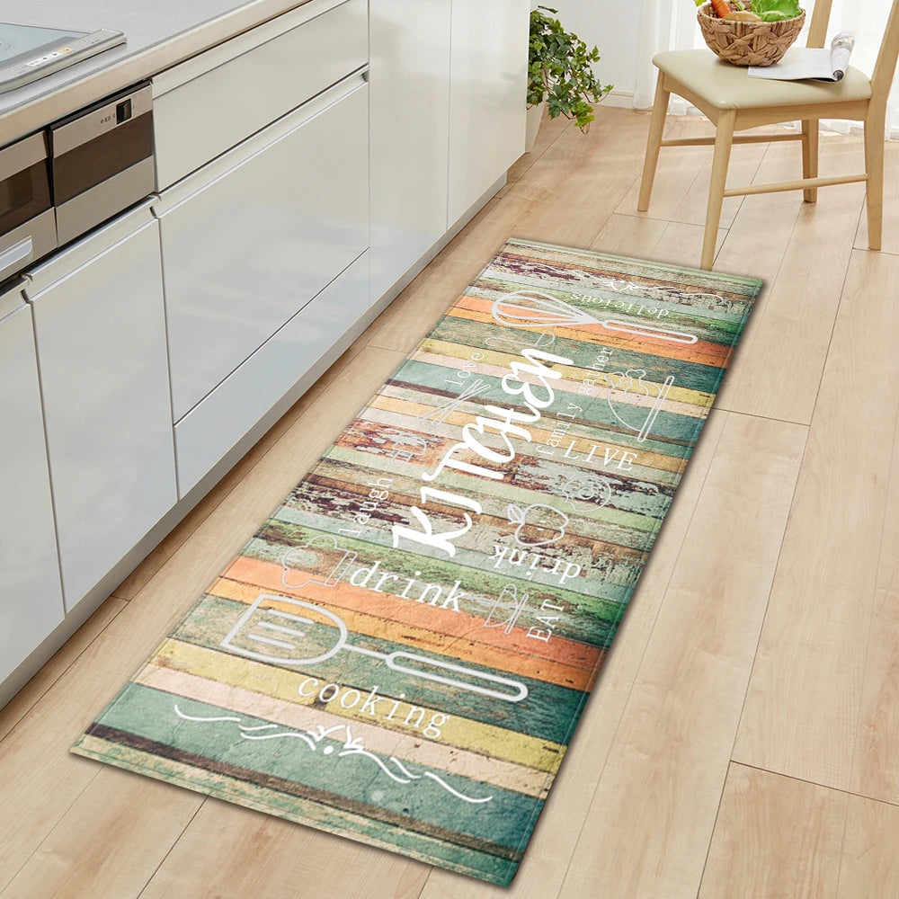 Navak Carpet Kitchen Mat Entrance Doormat Home Living Room Hallway Decoration Carpet House Balcony Bath Door Bedroom Floor Non-Slip Foot Rug