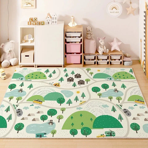 Navak Carpet Exclusive Picks Children's Room Play Area Carpet Living Room Bedroom Children's Car track Digital puzzle game mat Baby play crawl mat