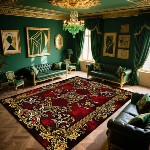 Navak Carpet Retro European and American Style CARPET FOR LIVE ROOM Large Room Rugs Bedroom Parlor Gaming Room Non-slip Rug Coffee Tables Mat