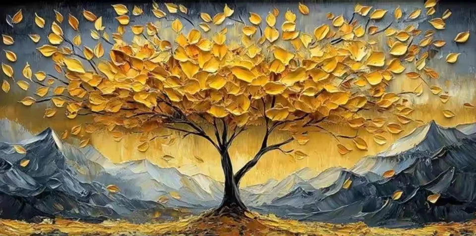 Navak Carpet Abstract Tree Wall Art Tree Of Life Canvas Painting Modern Gold Tree Poster Print For Office Bedroom Living Room Home Decor