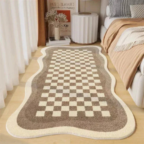 Navak Carpet Exclusive Picks Simple Cream Wind Living Room Bedroom Soft Bedside Rug Home Non-slip Thickened Imitation Cashmere Carpet