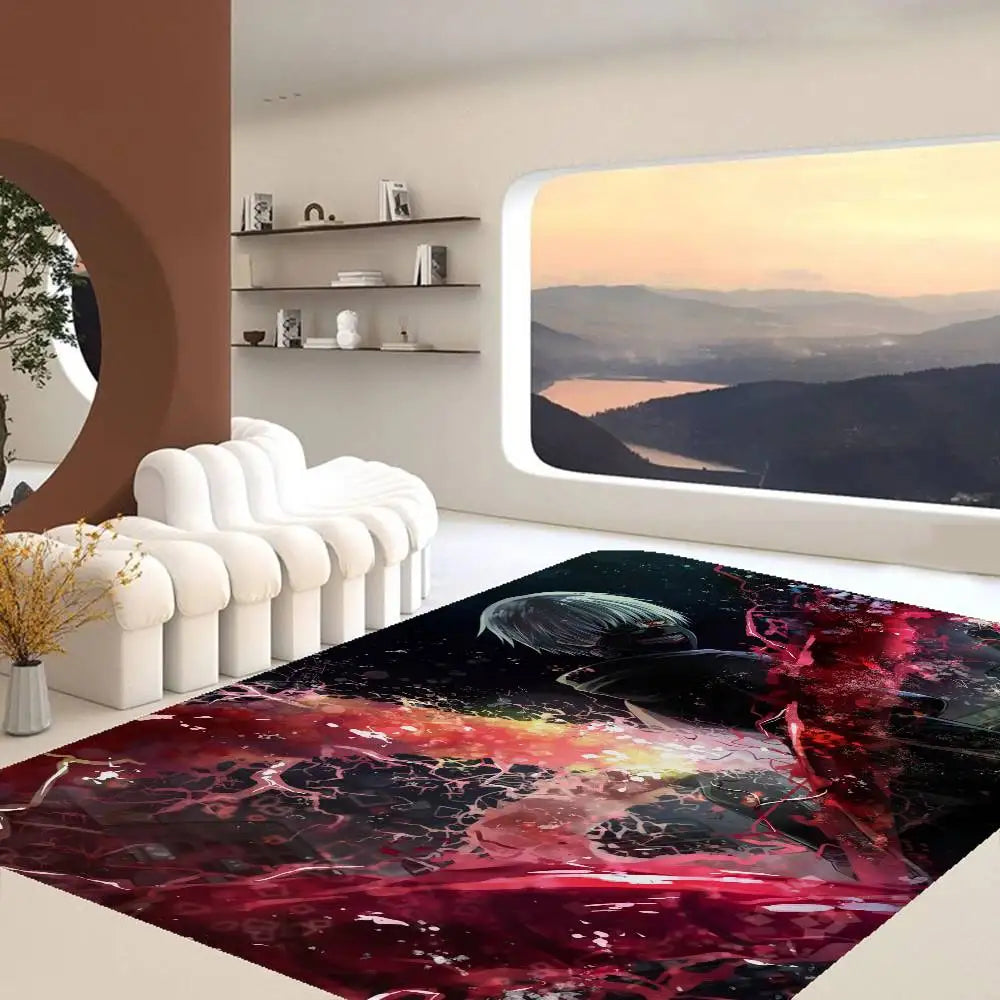 Navak Carpet Tokyo Anime Ghoul Floor Mat er Anti-slip Modern Living Room Balcony Printed Bedside Mats