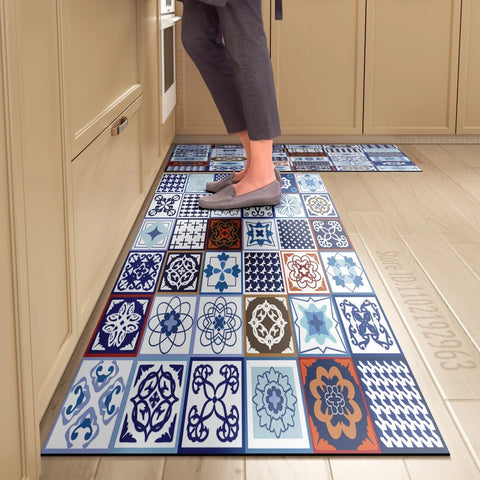 Navak Carpet Non-slip Kitchen Mat Long Rugs Crystal Velvet Carpet for Living Room Absorbent Foot Mats Bedroom Doormat Alfombra Small Rugs