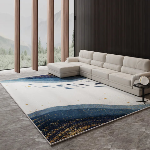 Navak Carpet Nordic Light Luxury Area Rug – Large Living Room Carpet | For Under Sofa & Coffee Table, Bedroom & Lounge Decor