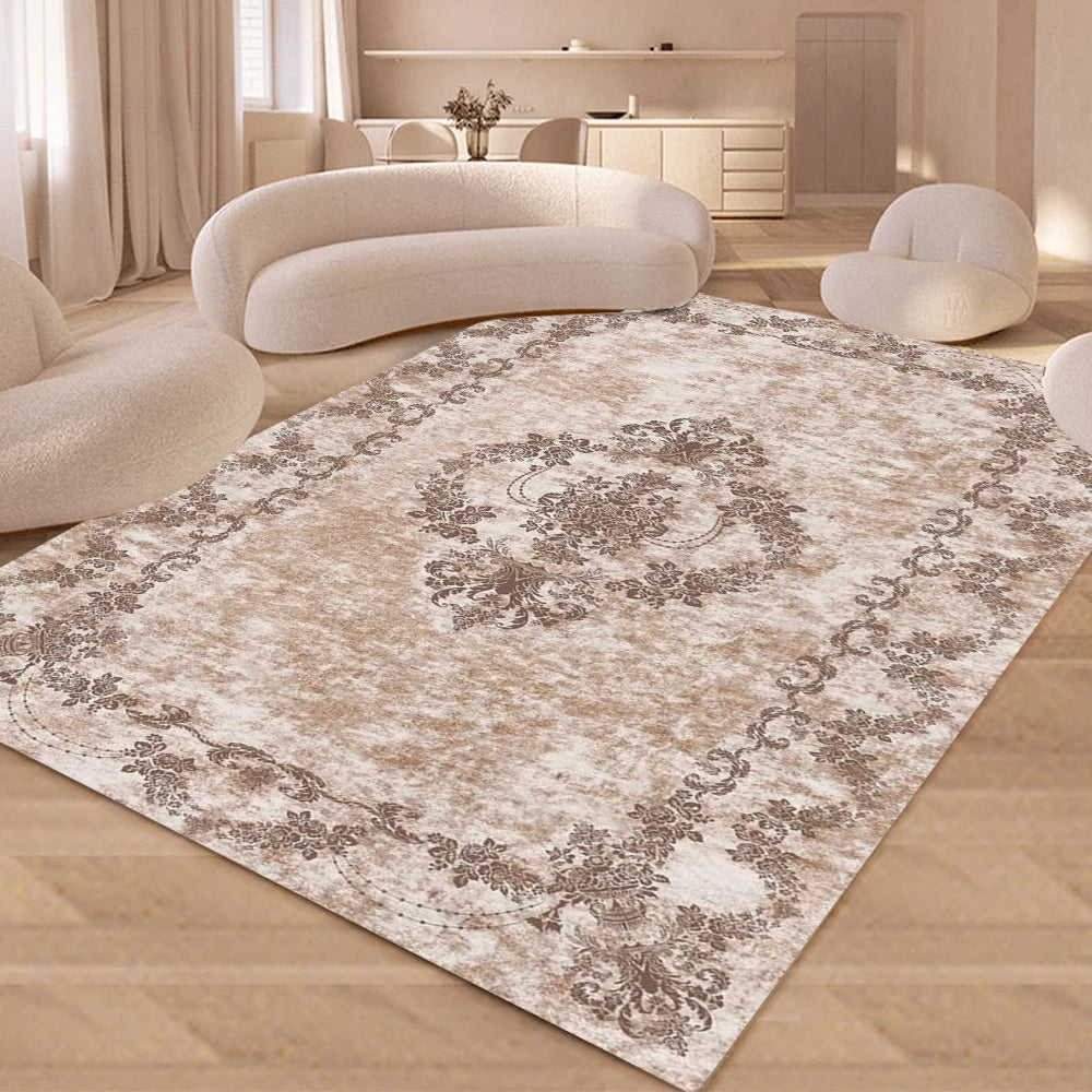 Navak Carpet Nordic Moroccan Rural American Style Carpet Bedroom Living Room Dirt Resistant Carpet Bohemian National Style Home Decor