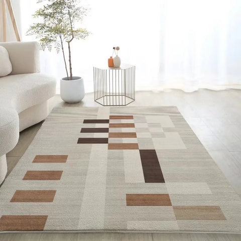 Navak Carpet Exclusive Picks Scandinavian Style Geometric Rug Living Room Study Wearable Design Modern Home Studio Ins Style Space