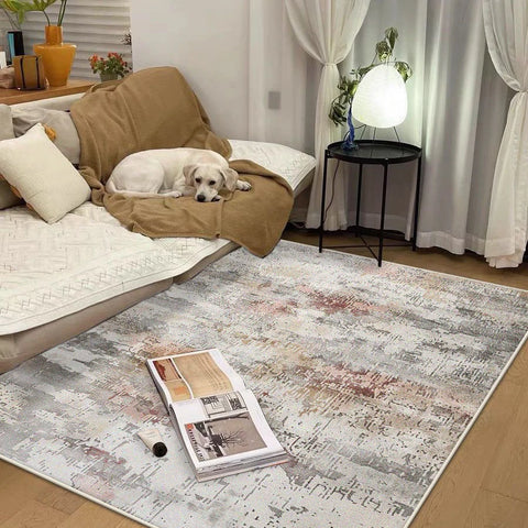 Navak Carpet Abstract Simple Style Big Size Carpet Living Room Easy Cleaning Antiskid Room Decor Lounge Rug Soft Washable Coffee Tables Mat