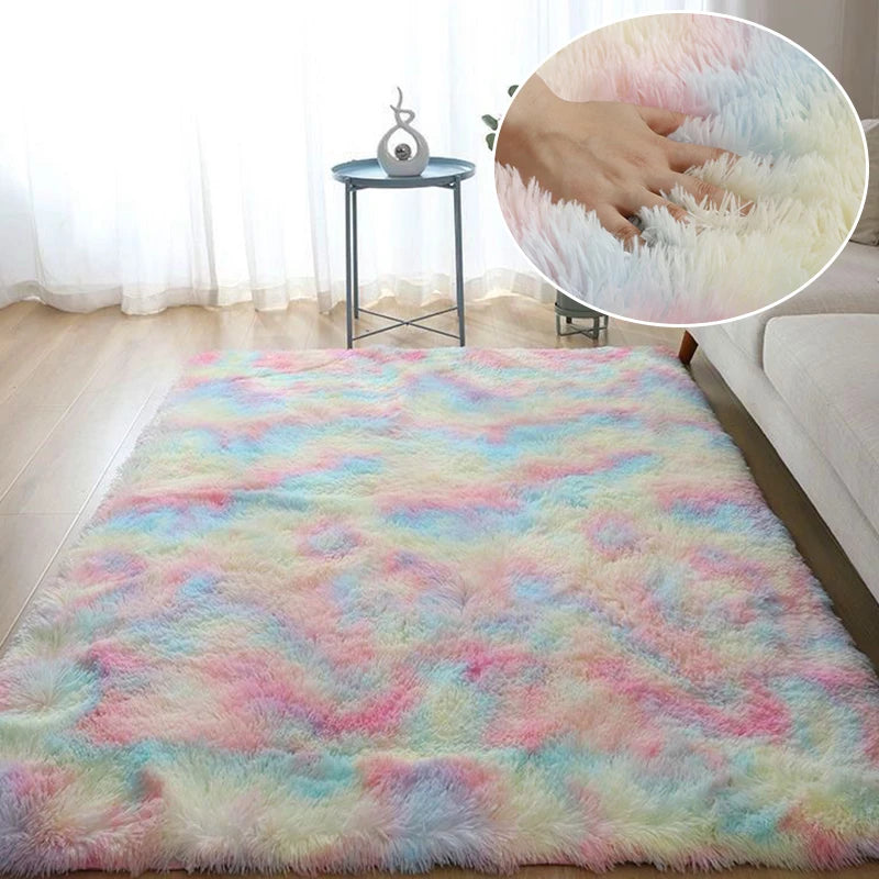Navak Carpet Plush Carpet For Living Room Large White Soft Fluffy Carpets Bedroom Thicken Floor Mat Teen Room Home Decoration Rugs