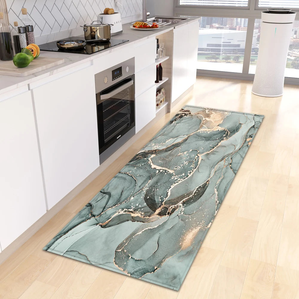 Navak Carpet Entrance Doormat Kitchen Carpet Bedroom Floor Balcony Decoration Long Rug Custom Made Home Bath Door Hallway Anti-Slip Foot Mat
